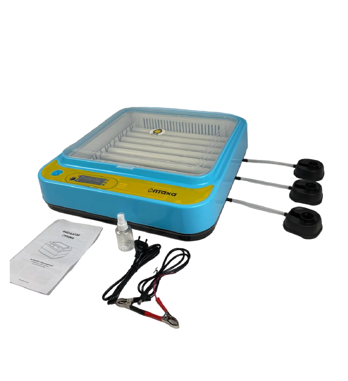 Инкубатор автоматический Птаха 64-N 220/12в для яиц с питанием 2в1 с автоматическим переворотом на 64 яйца (11850) Инкубатор автоматический Птаха 64-N 220/12в для яиц с питанием 2в1 с автоматическим переворотом на 64 яйца (11850)