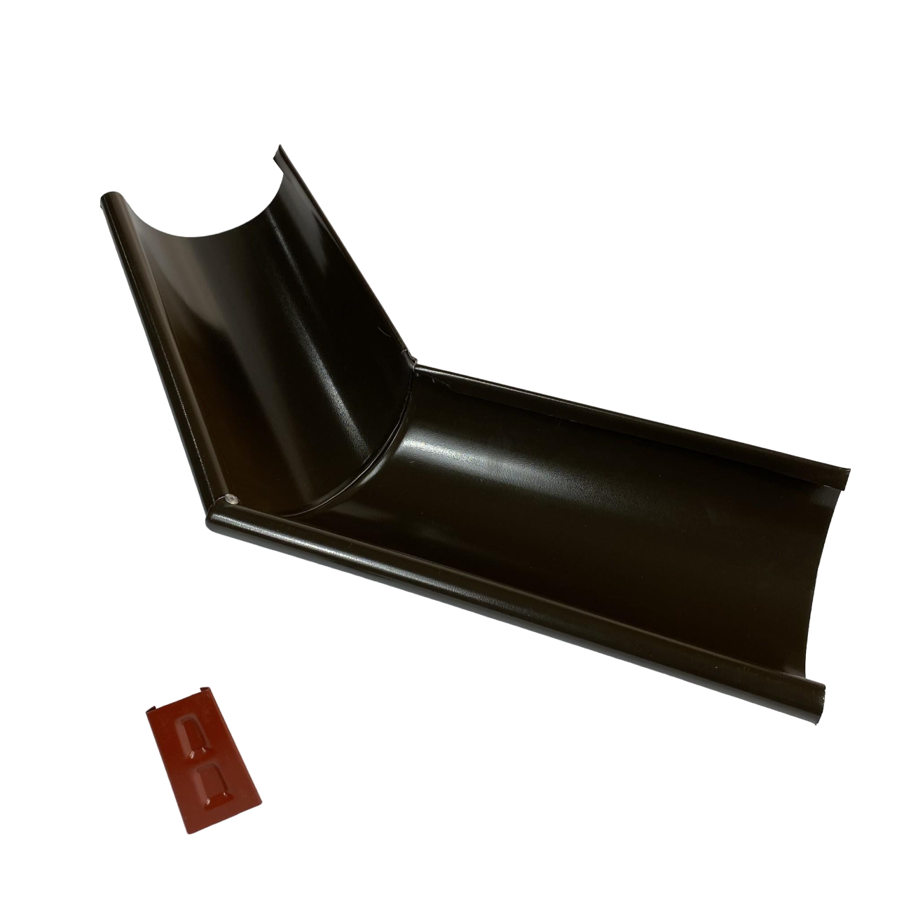 Угол желоба наружный Stream RAL 3009 135° 125 мм Красный (000183)