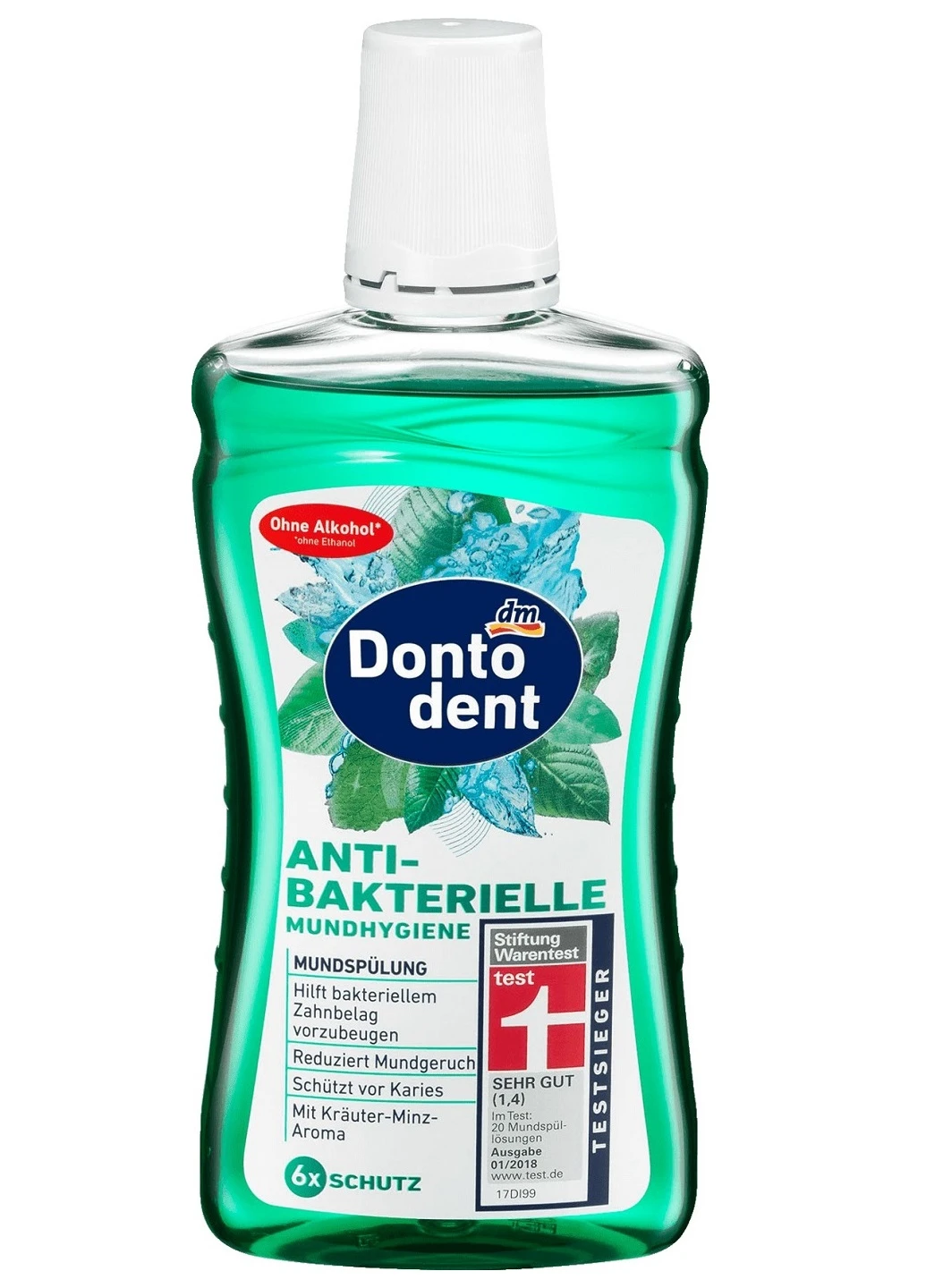Ополаскиватель полости рта Dontodent Antibakterielle 500 мл (Е-01340)