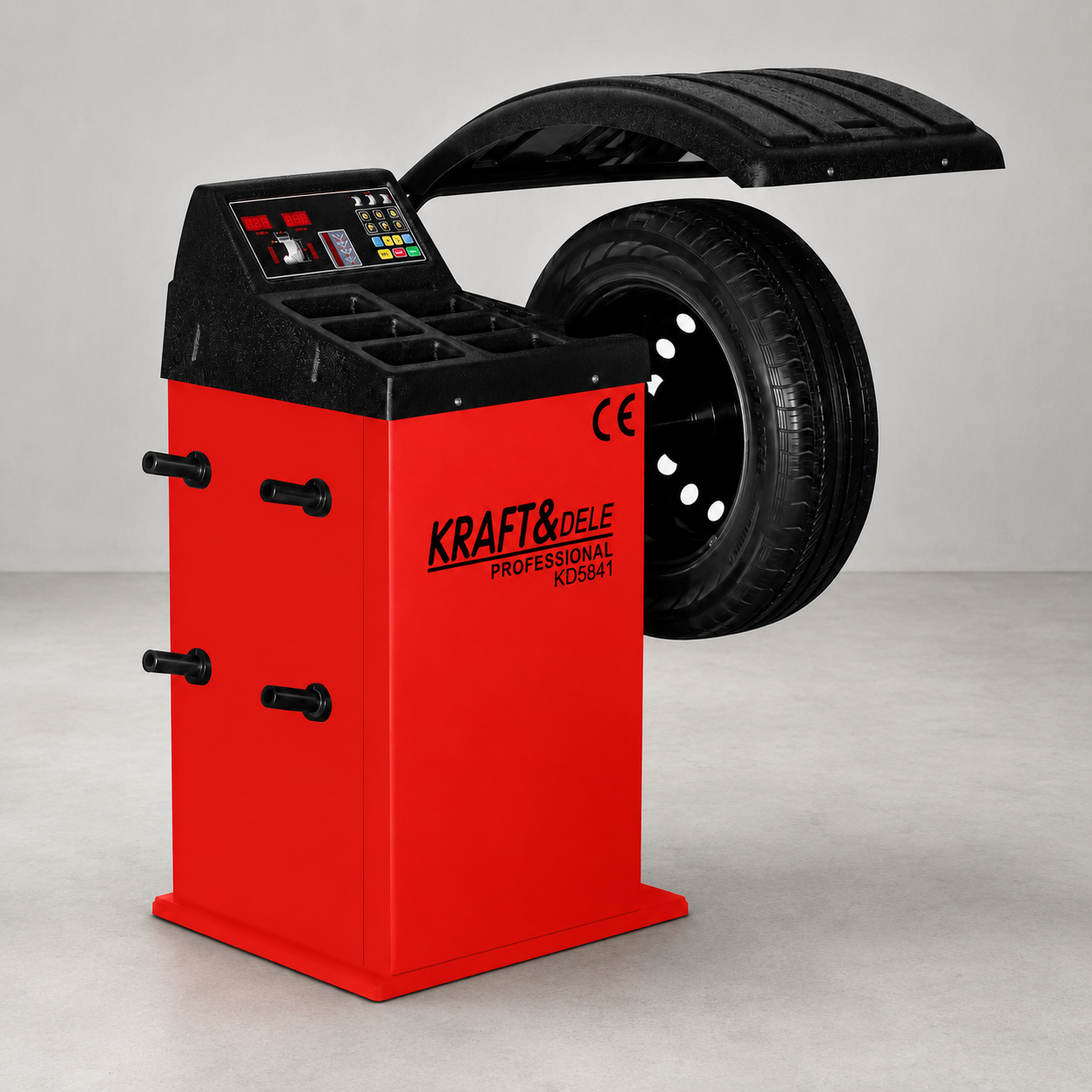 Станок балансировочный Kraft&Dele KD5841 10–24" 70 кг 250 Вт автоматическая калибровка оптимизация для шиномонтажа/СТО
