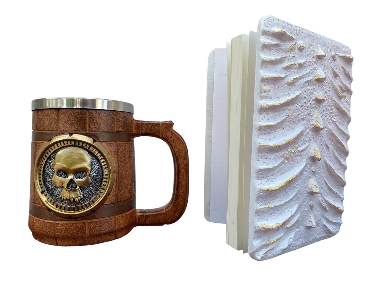 Подарунковий набір Кухоль 3D Череп Gold Rose/Блокнот 3D Око Крижаного Хранителя (2746589531) - фото 2 Подарунковий набір Кухоль 3D Череп Gold Rose/Блокнот 3D Око Крижаного Хранителя (2746589531) - фото 2