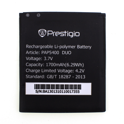 Аккумулятор Prestigio MultiPhone 5400 Duo / PAP5400 DUO 1700 mAh