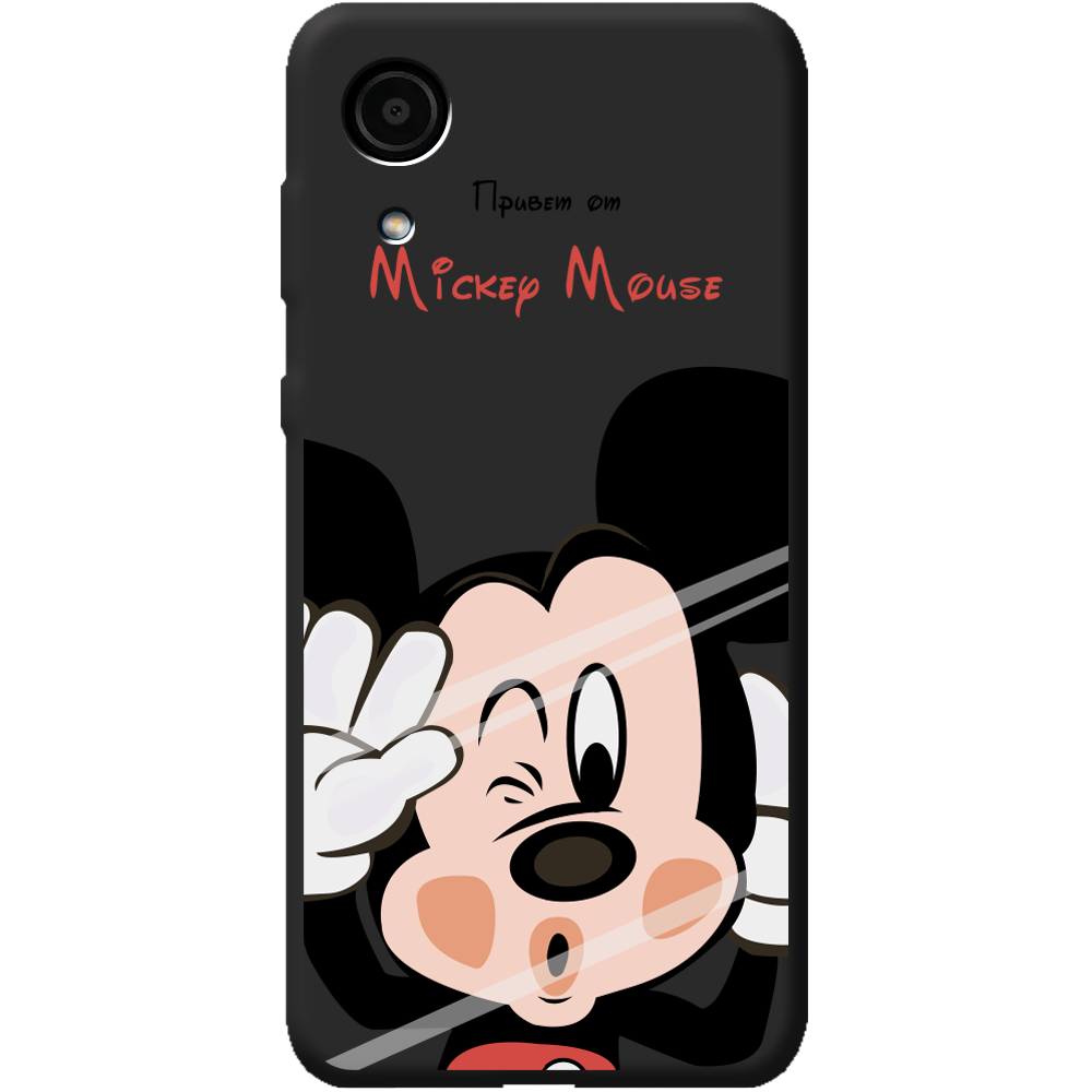 Чехол BoxFace Samsung Galaxy A03 Core (A032) Mister M Черный силикон (43939-cc58-44058)