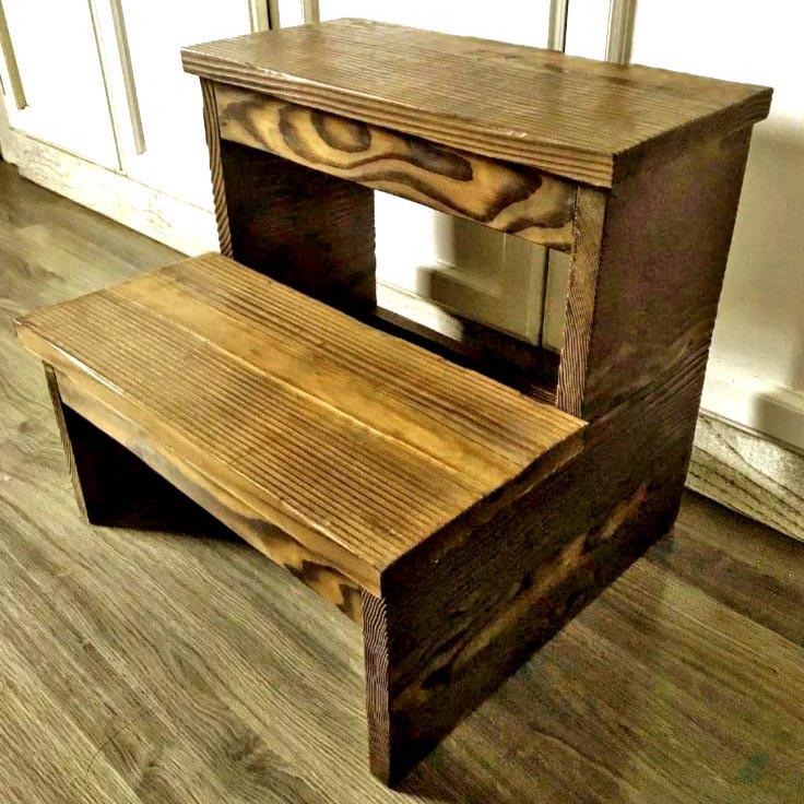 Скамейка-ступенька из дерева Дезарк Мускат (ССТ-001407)