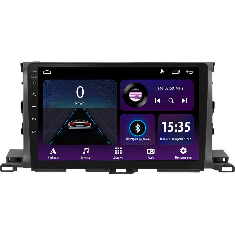 Магнітола штатна Sigma E10232 2/32 GB для Toyota Highlander 3 XU50 2013-2018 р. 10" (AR-83056)