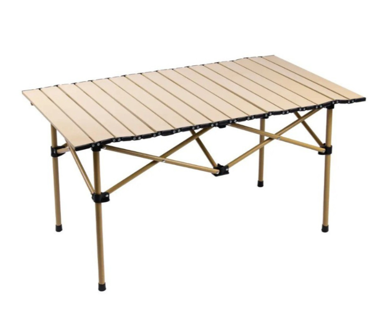Стіл туристичний розкладний для кемпінгу/пікніку у чохлі 94х55х49 см Бежевий (59cb9129)