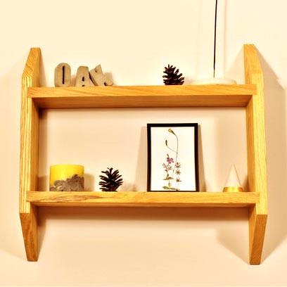 Полка настенная из дерева Гутиере Карри (ПНС/005903)