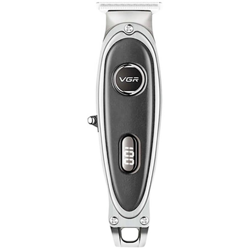 Машинка для стрижки VGR V-263 аккамуляторная LED дисплей 8W Black (tf7380)