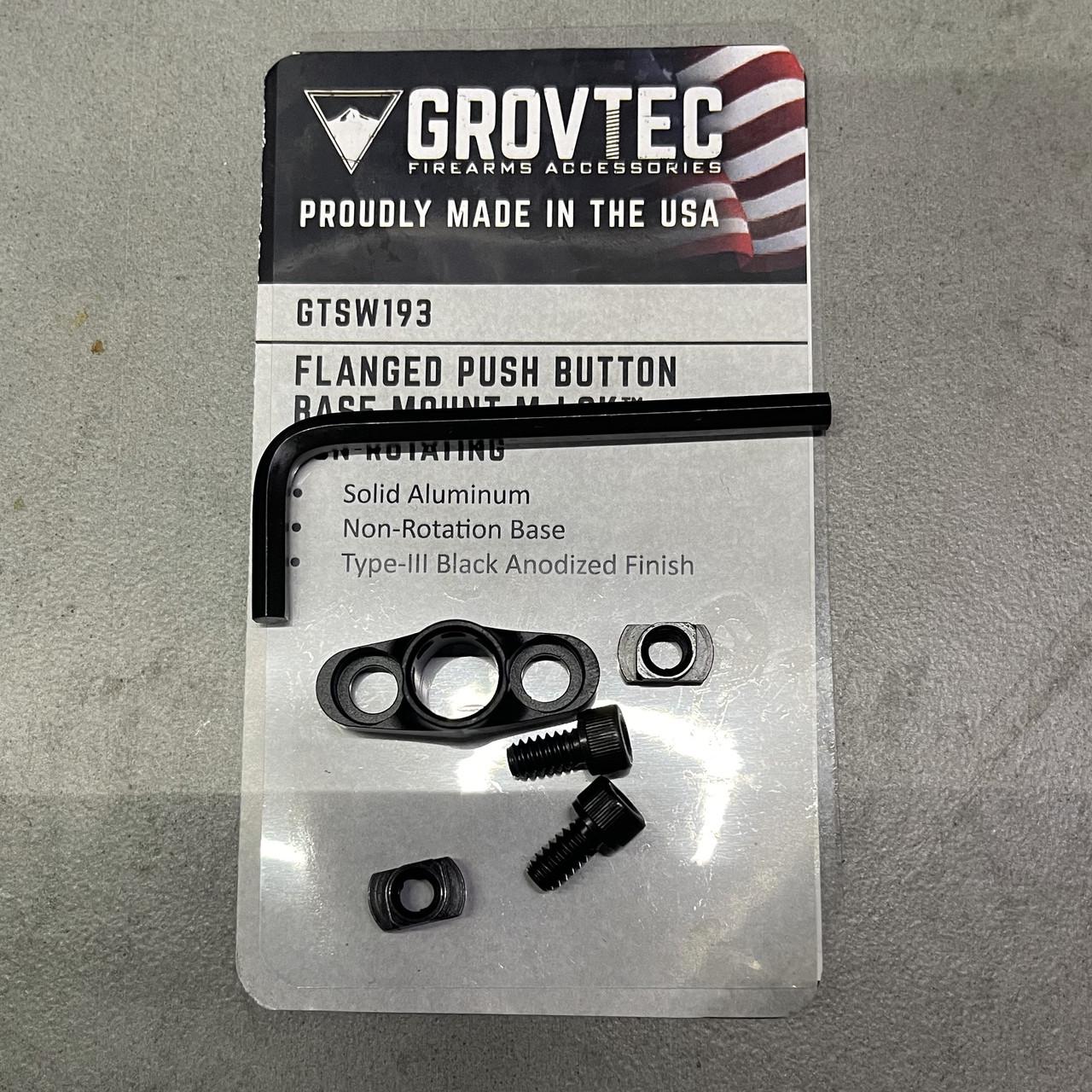 База QD антабки GrovTec Non Rotating QD на M-LOK алюминиевая (GTSW193) - фото 2 База QD антабки GrovTec Non Rotating QD на M-LOK алюминиевая (GTSW193) - фото 2