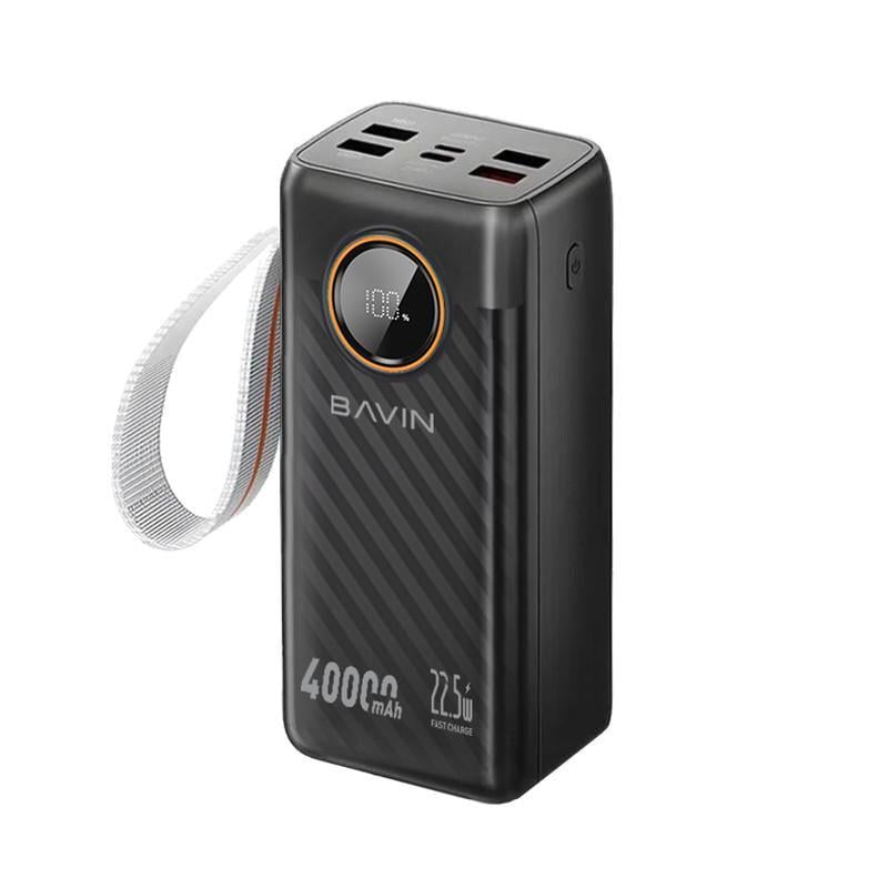 Повербанк BAVIN PC1156S 40000 mAh FAST CHARGING 22,5W Black (Y-PC1156S-BK)