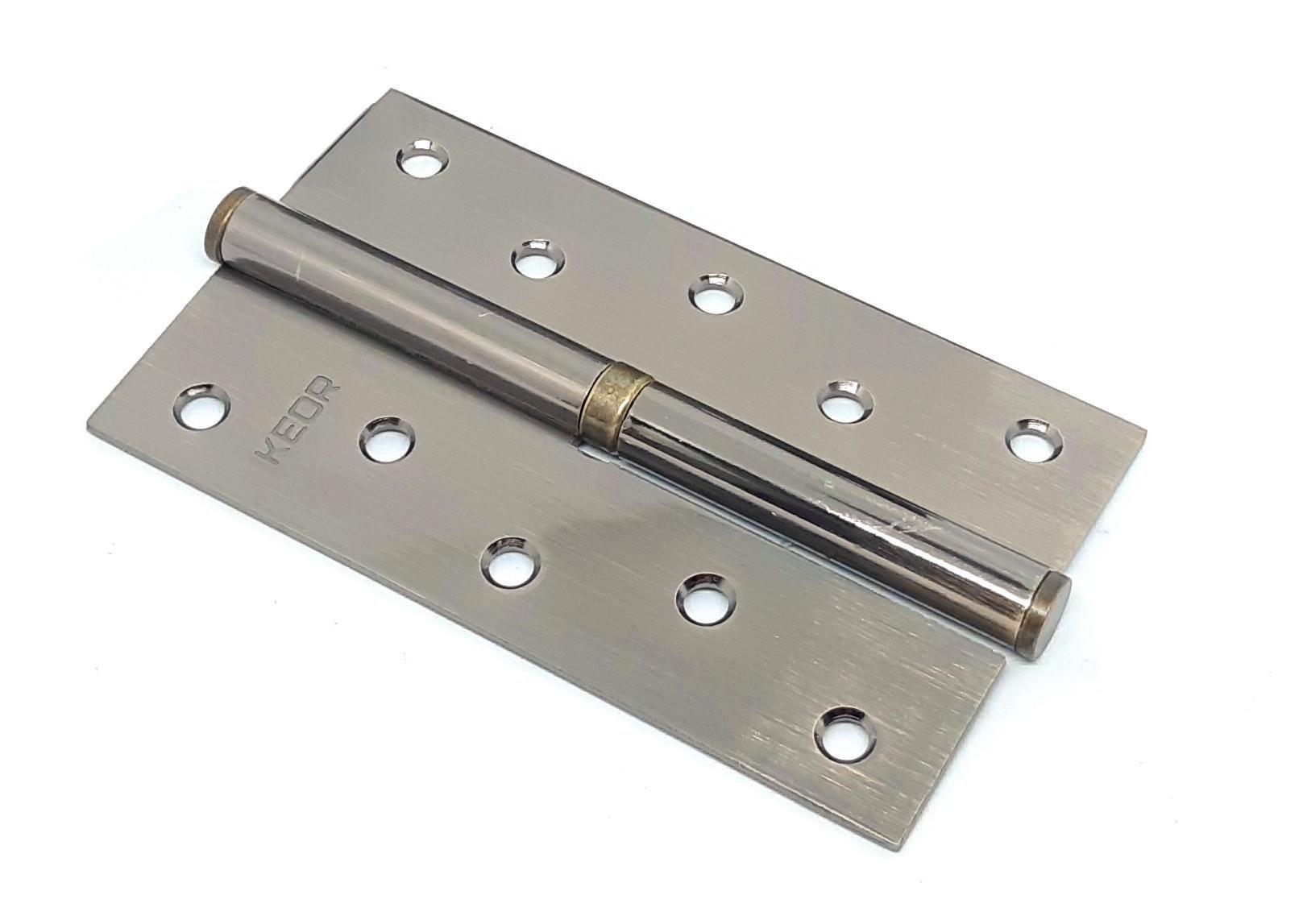 Петля съемная Kedr 125х75х2,5 см права стальная Cтара бронза