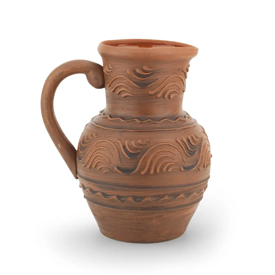 Кружка-кувшин глиняный Волна 1500 мл (1646381628)