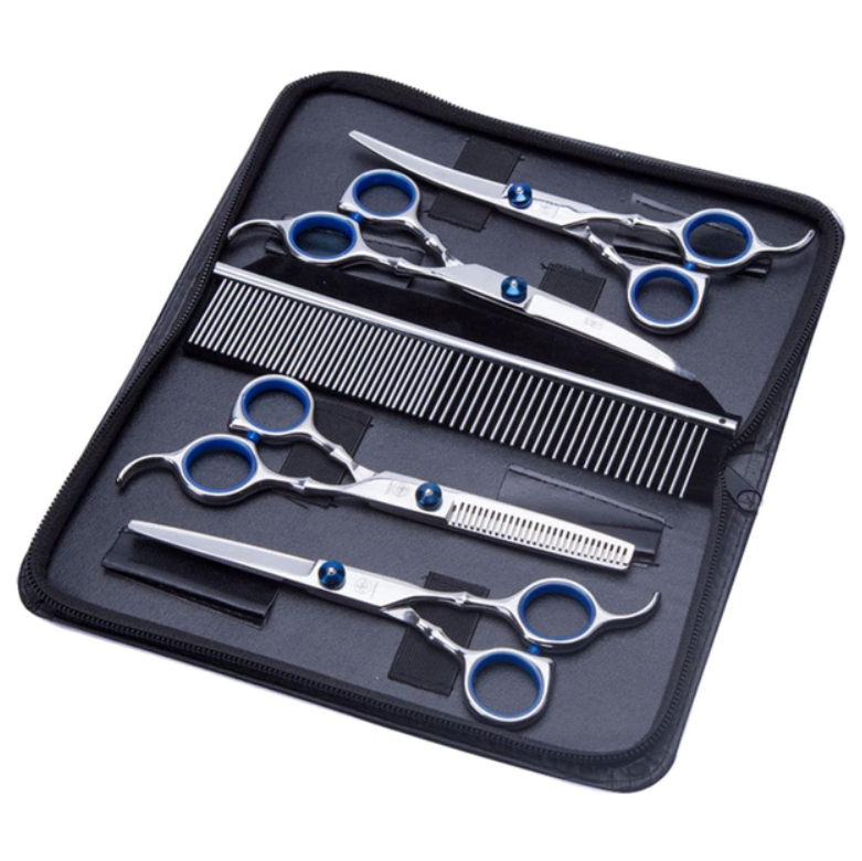 Набор ножниц Jaguar Pre Style Ergo Slice 6в1 для груминга с чехлом (234567899_392) Набор ножниц Jaguar Pre Style Ergo Slice 6в1 для груминга с чехлом (234567899_392)