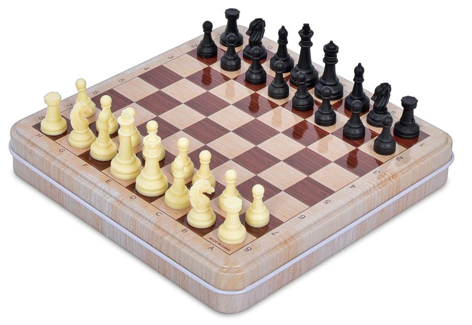 Настільна гра Bambi Шахи магнітні 2в1 Різнокольоровий (SR-113-N-1227)