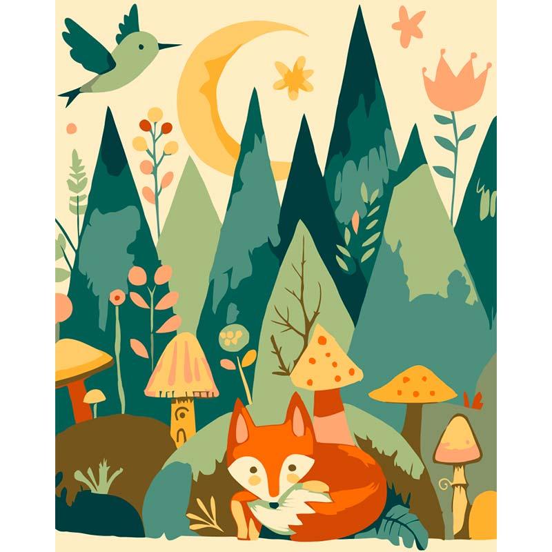 Картина по номерам ART CRAFT Вечерний лес 40х50 см (15579-AC)