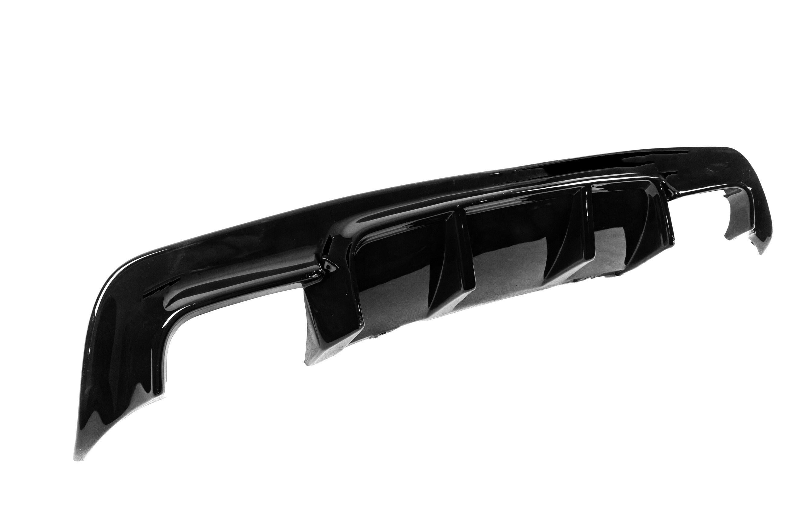 Дифузор задній DPT V-2 до M-Sport DPT для BMW 5 серія E-60/61 2003-2010 гг. ABS-пластик Чорний глянець (130536)