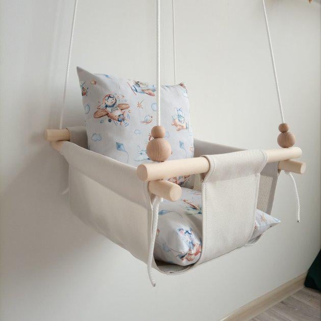 Детская качеля Infancy Пилот Молочный (5747967) Детская качеля Infancy Пилот Молочный (5747967)