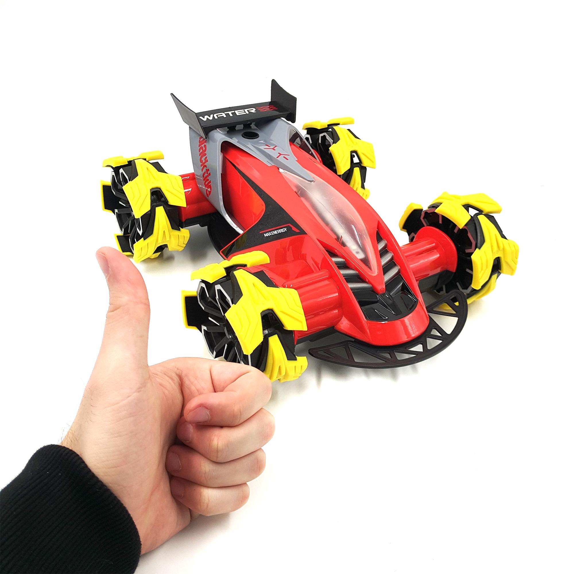 Машинка гоночная трюковая AmirTure с озвучкой 30 см и подсветкой Красный (121037k) - фото 7