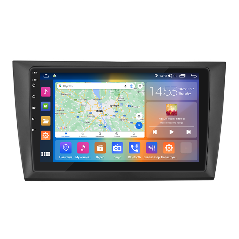 Автомагнитола штатная Lesko для Volkswagen Golf VI 2008-2012 9" 4/64Gb CarPlay 4G Wi-Fi GPS Prime MOB