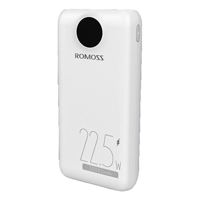 Повербанк Romoss SW30PF 22.5W 30000 mAh портативный с цифровым экраном (10039-42617)