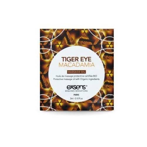 Пробник масажного масла EXSENS Tiger Eye Macadamia 3мл