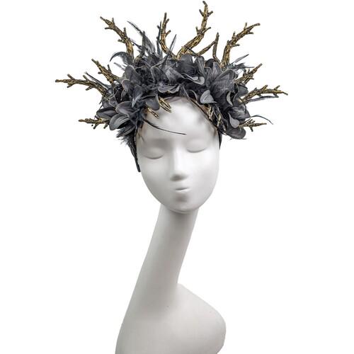 Обруч Black Wood Seta Decor (21-582GL) Обруч Black Wood Seta Decor (21-582GL)