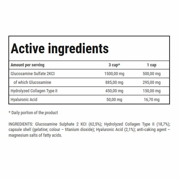 Хондропротектор (для спорту) Trec Nutrition Glucosamine 90 Caps - фото 2