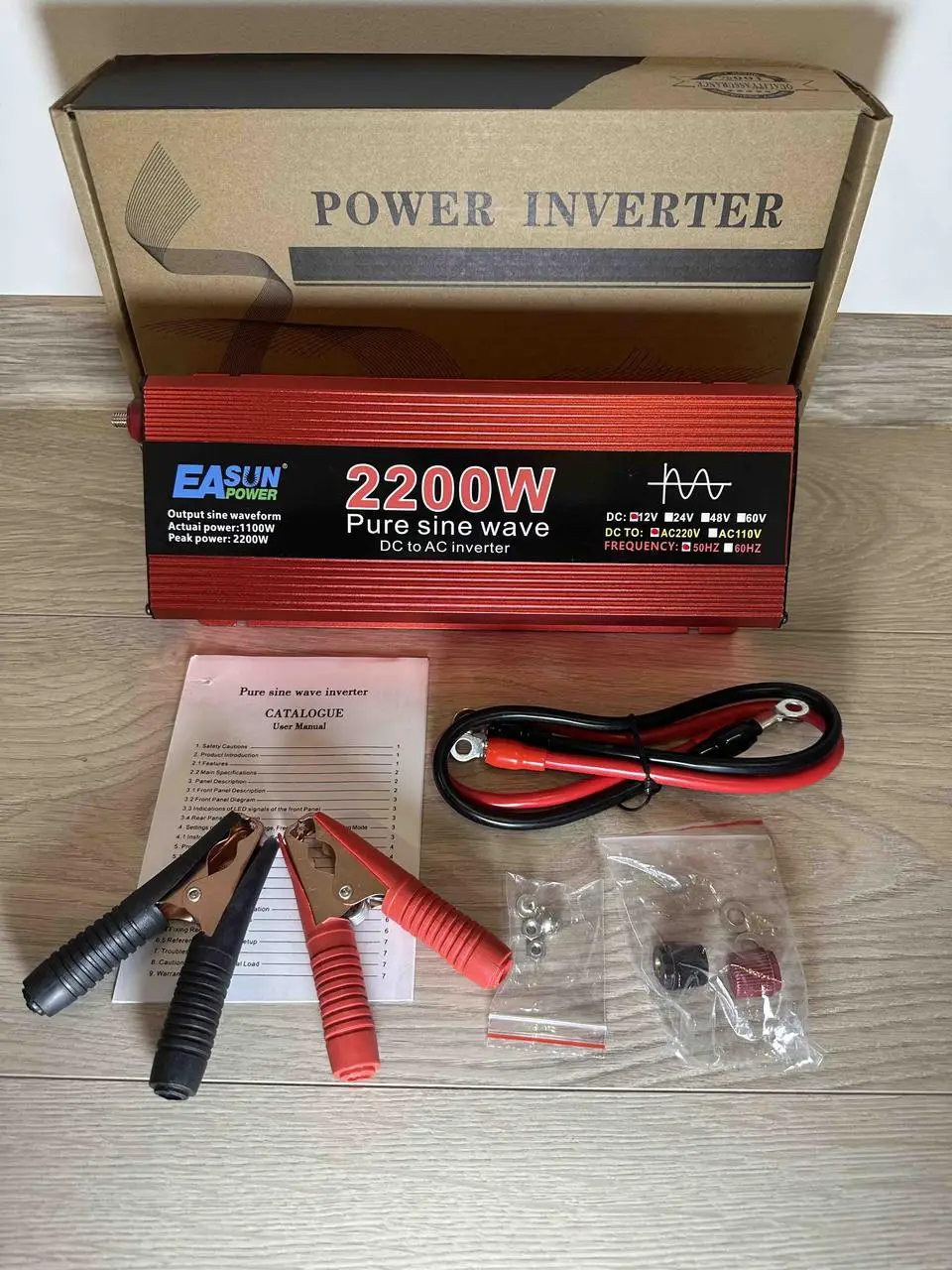 Інвертор із чистою синусоїдою 12 V 220 V 2200 W - фото 3