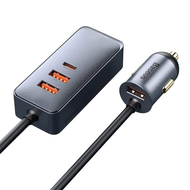 Автомобильное зарядное устройство Baseus Share Together PPS multi-port Fast charging car charger with cord CCBT-B0G (49b14cf4) - фото 3