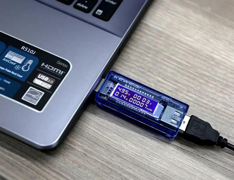 Тестер USB Keweisi KWS-V20 72х13,5х23 мм Синій (13659763) - фото 4