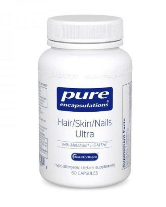 Комплекс для кожи, волос и ногтей Pure Encapsulations Hair Skin Nails Ultra 60 Caps (PE-01357)