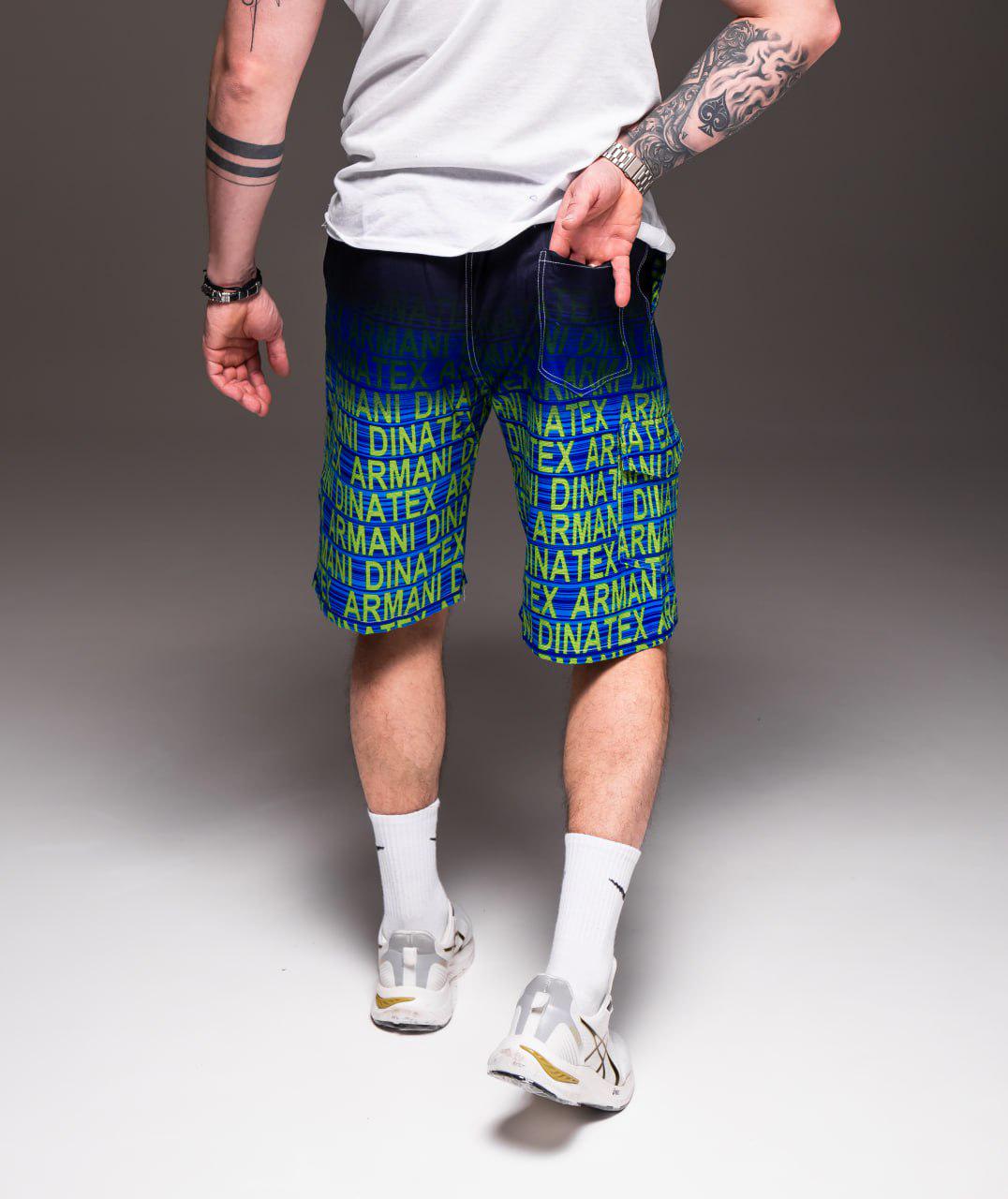 Шорты пляжные мужские XXXL Синий (2357/4) - фото 3 Шорты пляжные мужские XXXL Синий (2357/4) - фото 3