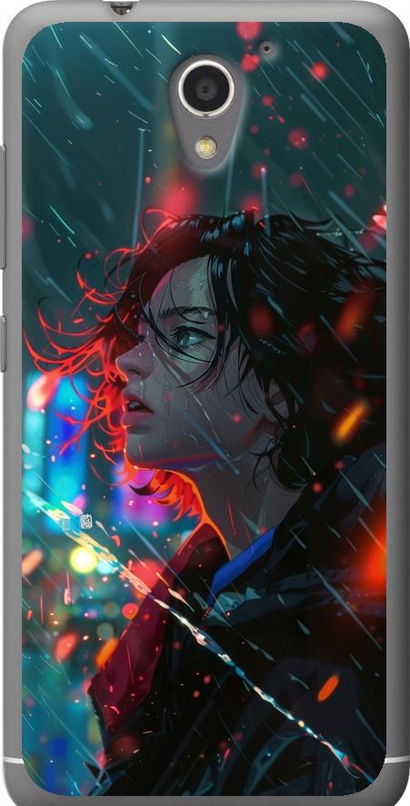 Чехол на ZTE A510 Ночные огни (6096u-432-42517)