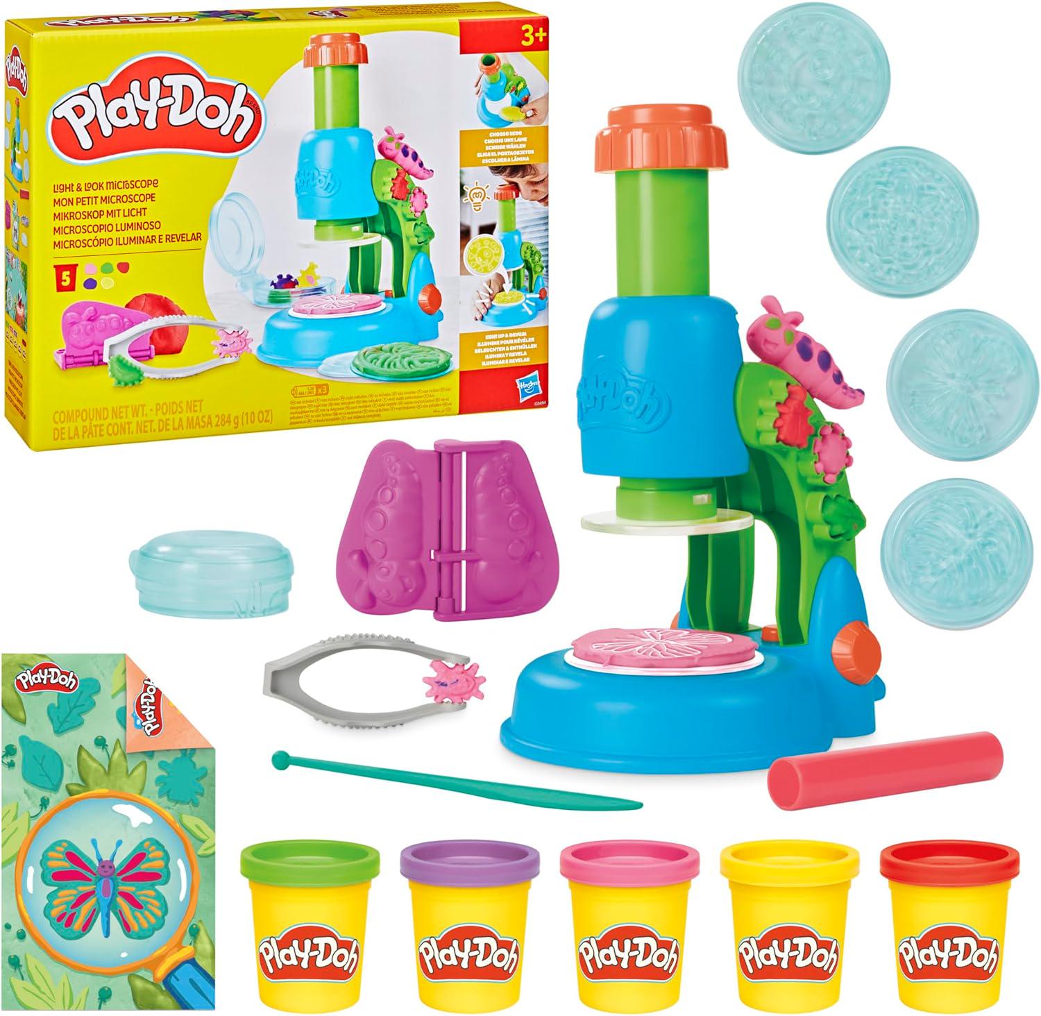 Набор для творчества Hasbro Play-Doh Light & Look Microscope (G0494)
