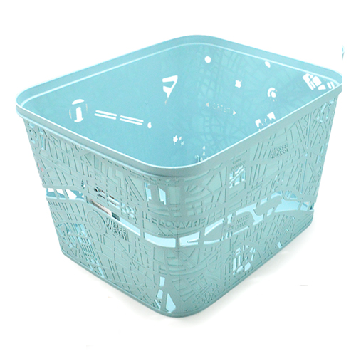 Корзина с ручками Stenson 30519-XL пластиковая для белья и мелочей 35x22x30,5 см (540666) Корзина с ручками Stenson 30519-XL пластиковая для белья и мелочей 35x22x30,5 см (540666)