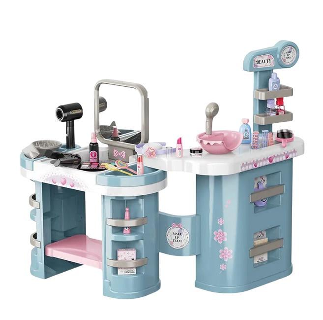 Столик-трюмо дитячий туалетний 7 GT 07 Glamour Girls для дівчинки інтерактивне 54 елементи Блакитний Столик-трюмо дитячий туалетний 7 GT 07 Glamour Girls для дівчинки інтерактивне 54 елементи Блакитний