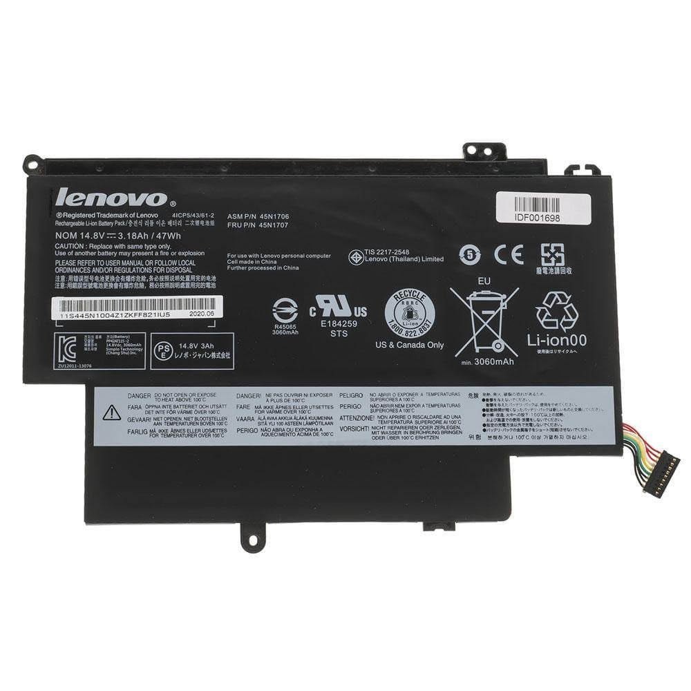 Акумулятор для ноутбука Lenovo Thinkpad 12,5" S1 Yoga 3180 mAh 14,8V (146384)
