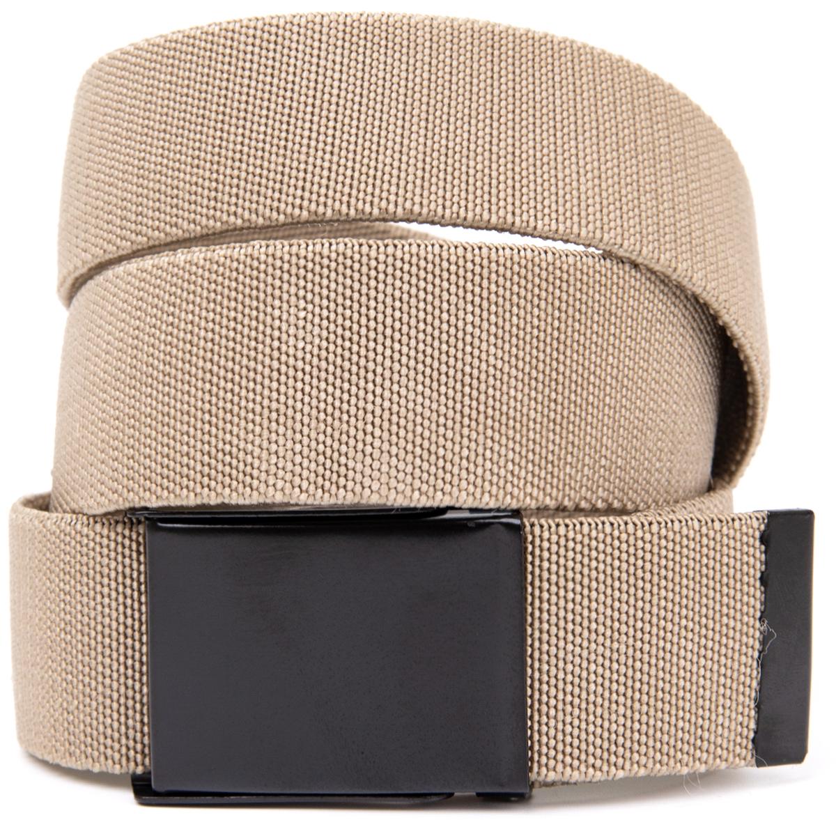 Текстильный ремень Vintage Belt 20533 с черной пряжкой Хаки
