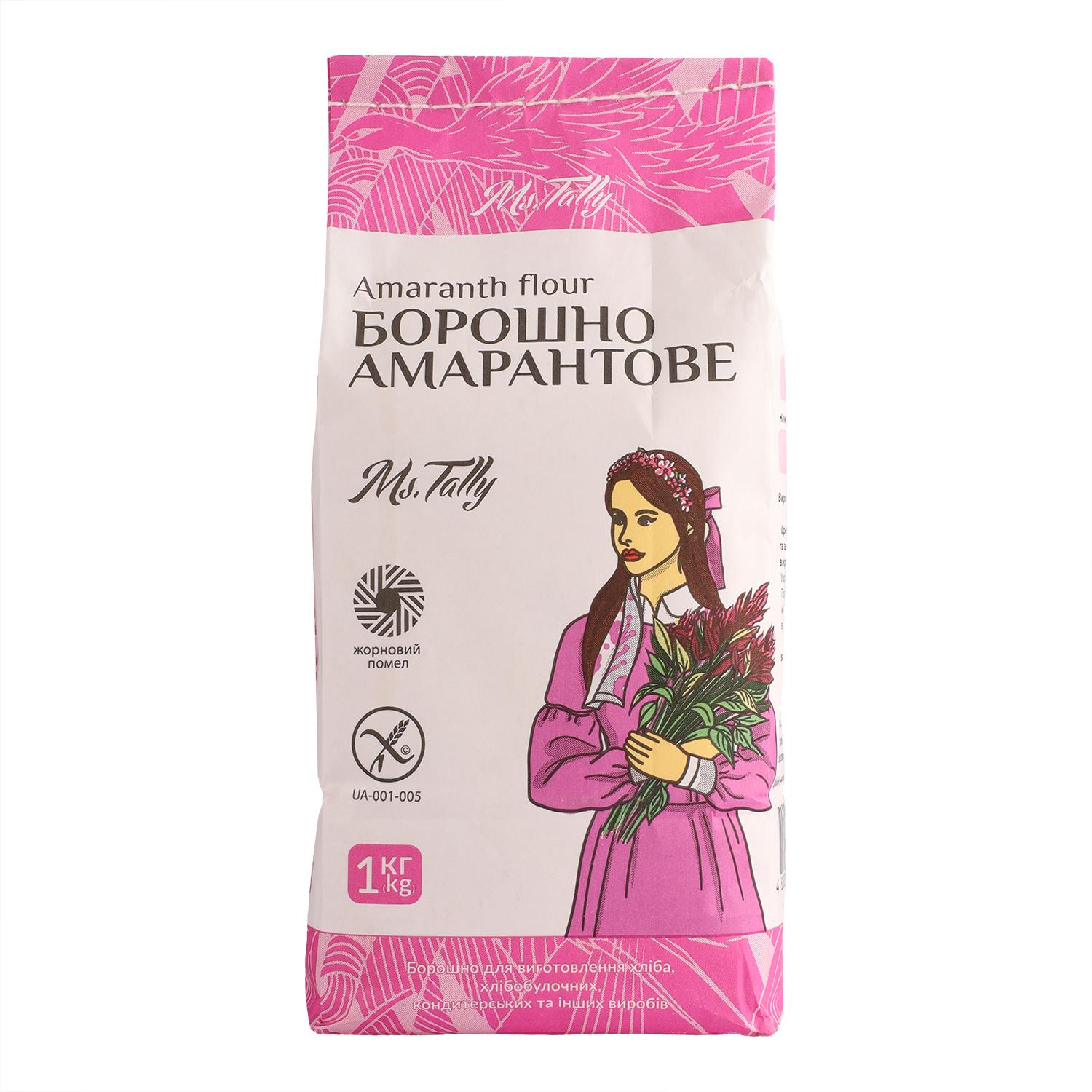 Мука амарантовая Ms.Tally 1 кг (4820216950090) Мука амарантовая Ms.Tally 1 кг (4820216950090)