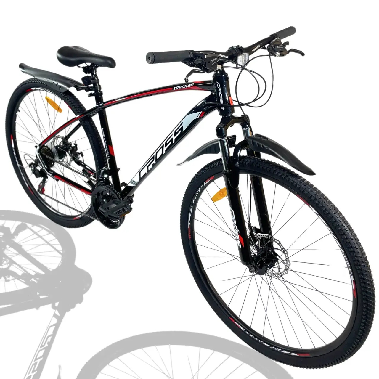 Велосипед Cross 29" Tracker 2025 Рама 21" Black/Red