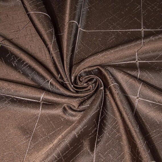 Ткань портьерная жаккардовая IDEIA Нео V-307 2,95 м Шоколад (2200004122762)