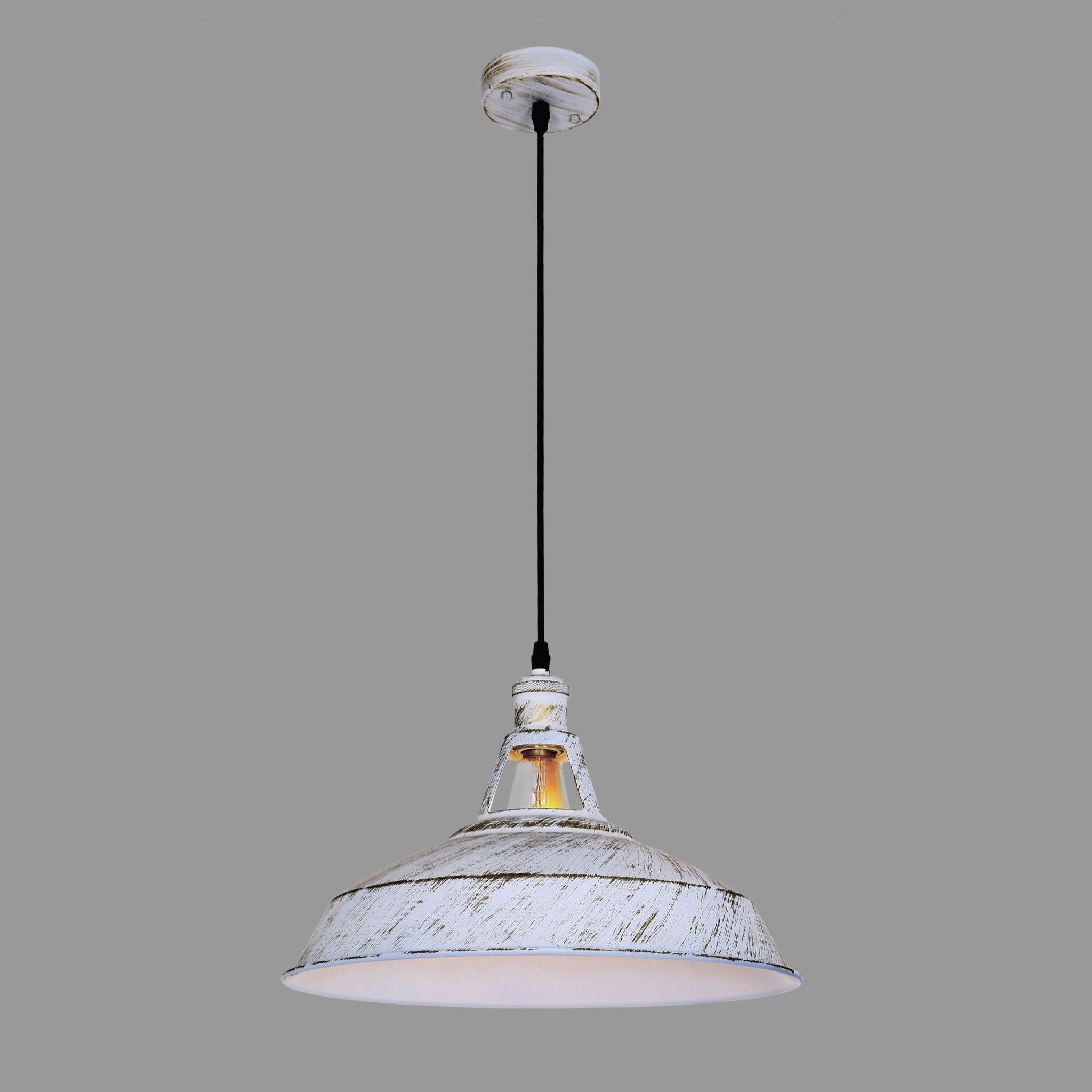 Люстра Metal Bell подвесная 39 см Белый