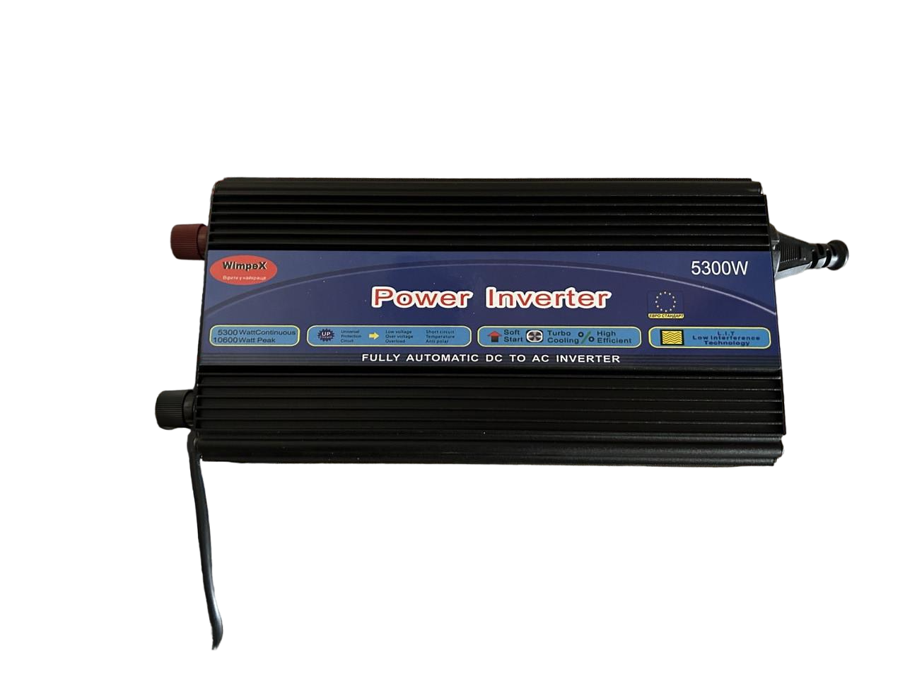 Перетворювач напруги Wimpex 24V-220V 2 акумулятори (WX-5300WА) Перетворювач напруги Wimpex 24V-220V 2 акумулятори (WX-5300WА)