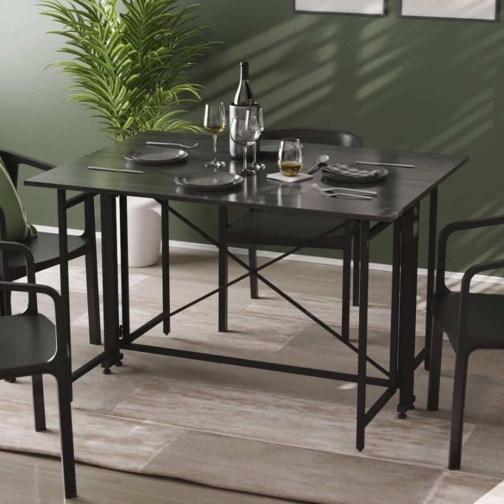 Стол-книга трансформер Ferrum-decor Орион 3 металл/ДСП 16 мм 750x1150x880 мм Черный/Сосная Кембра (FRD-105083)