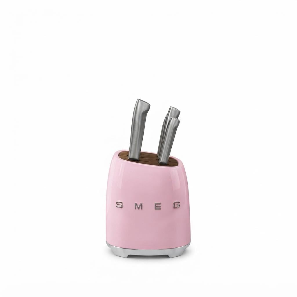 Набір ножів SMEG Italy 7 пр. Рожевий (2454322837)