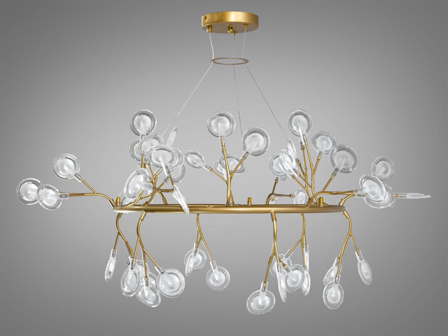 Люстра Diasha Светлячок 54 ламп Золотистый (Y889-54C GD)