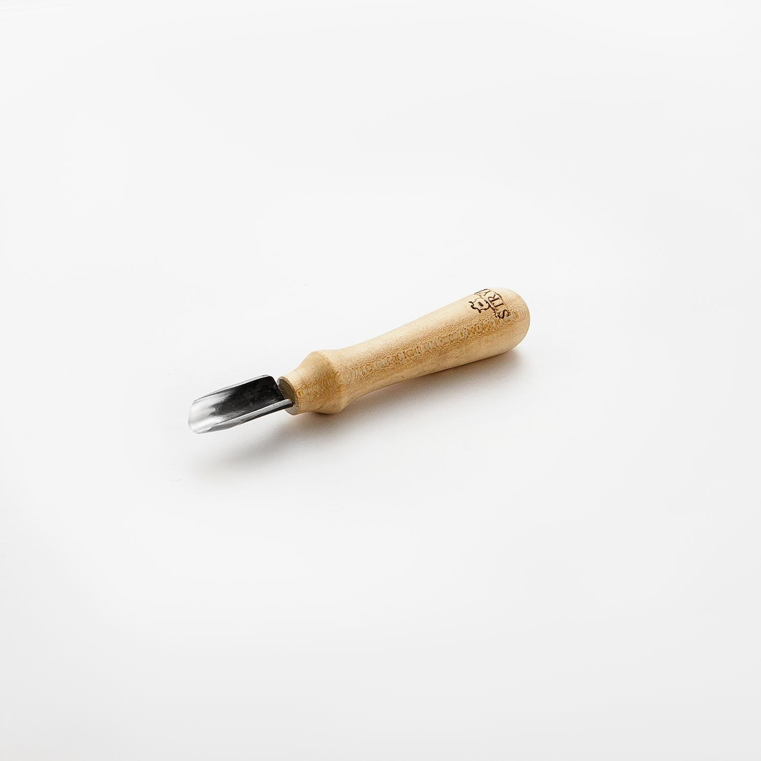 Стамеска АЮ-STRYI короткая полукруглая бюджетная ровная 20 мм (201120)