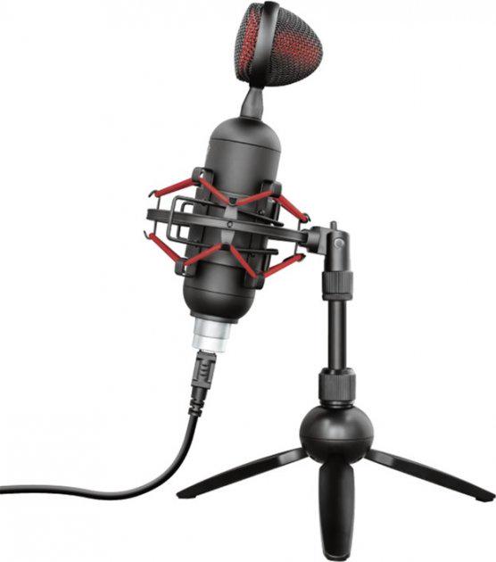 Микрофон Trust GXT244 Buzz Streaming Microphone 23466 на треноге Черный (559567) - фото 2