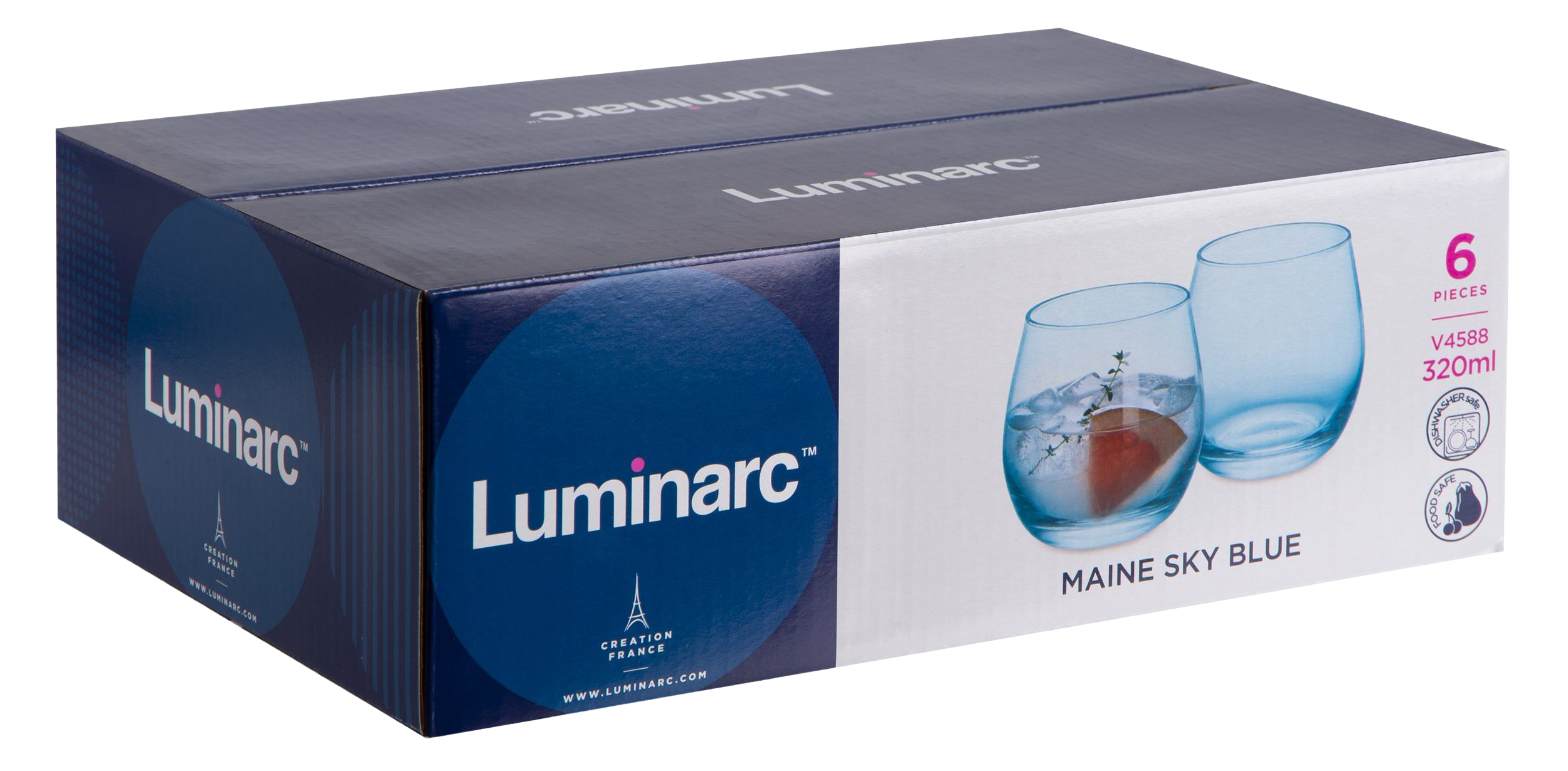 Набір склянок Luminarc MAINE SKY BLUE 6 шт. 320 мл (UG-V4588) - фото 2