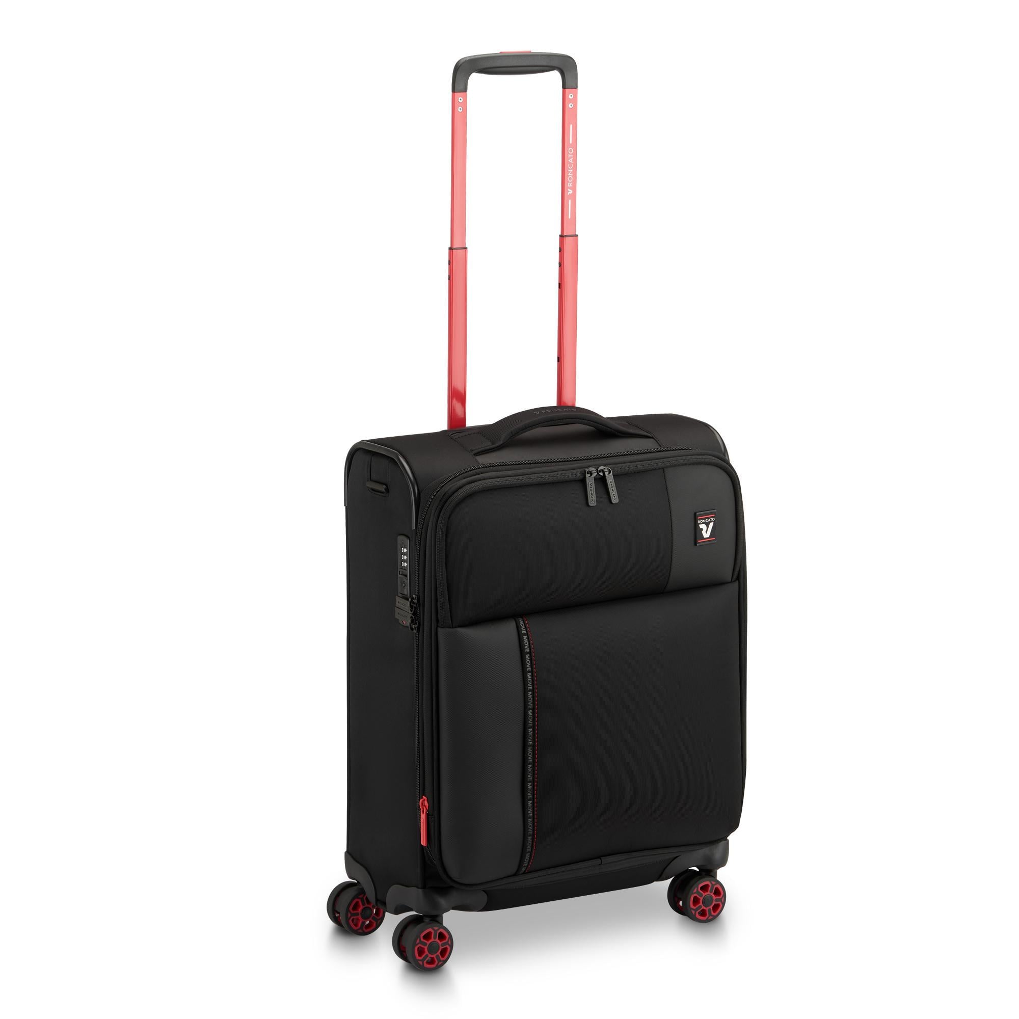 Валіза-ручна поклажа з розширенням Roncato MOVE 415353/81 55х40х20/23 см 2,3 кг 40/47 л Чорний дим (31841859)
